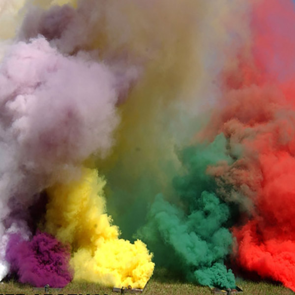 مواد تشکیلدهنده و نحوه تولید دود رنگی