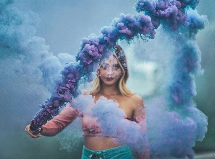 کاربردهای دود رنگی