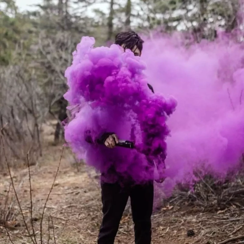 استفاده از دود رنگی