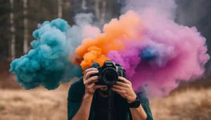 کاربردهای دود رنگی