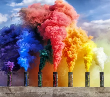 دود رنگی برای عکاسی