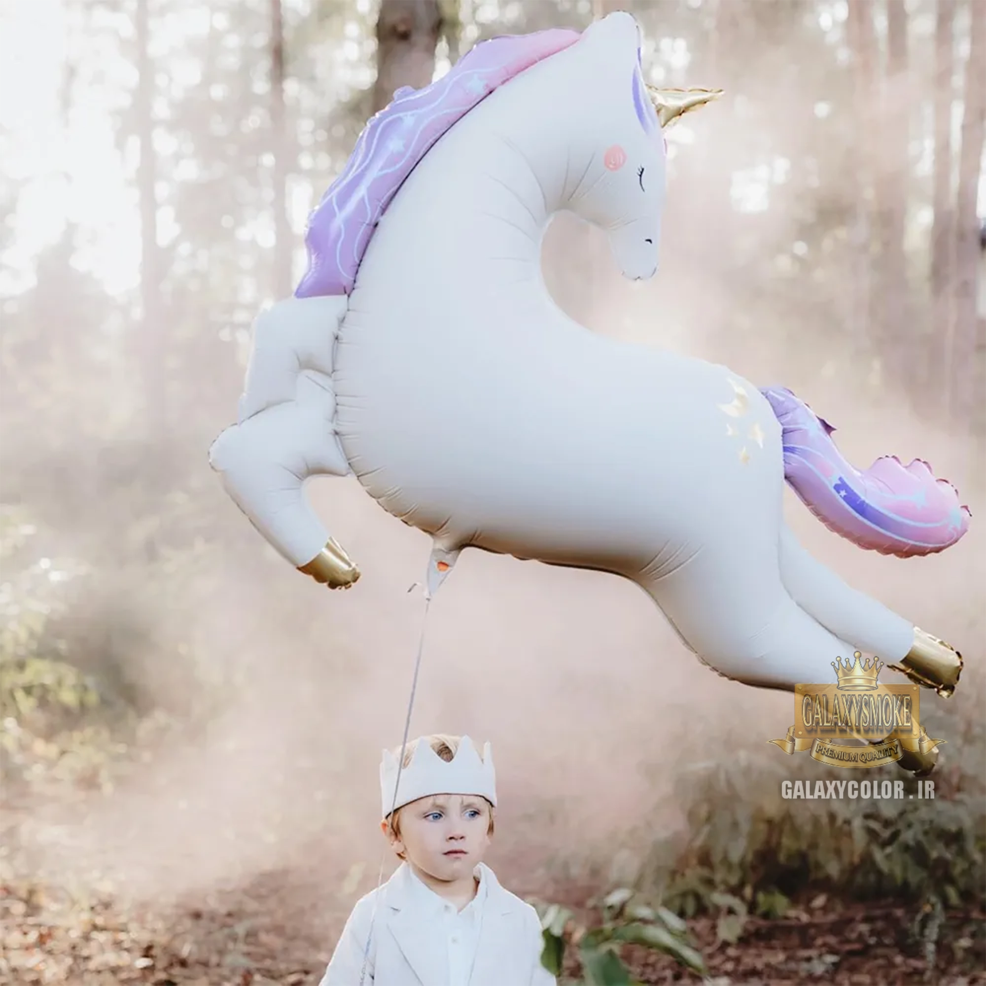 بادکنک فویلی طرح یونیکورن UNICORN Image 3