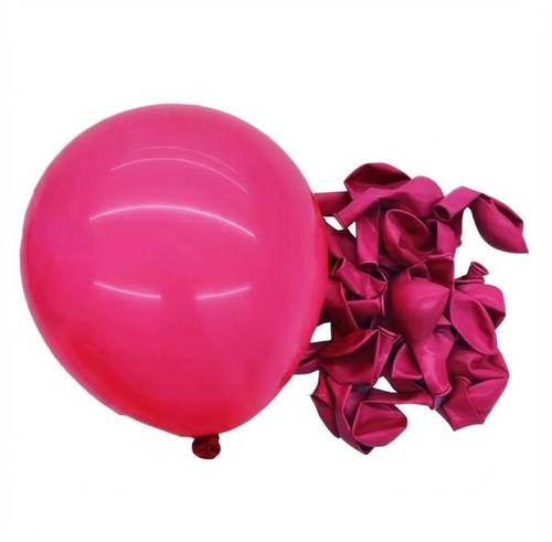 بادکنک لاتکس 6 اینچ سرخابی 100 عددی ( 27 رنگ )