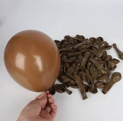 بادکنک لاتکس 6 اینچ قهوه ای 100 عددی ( 27 رنگ )